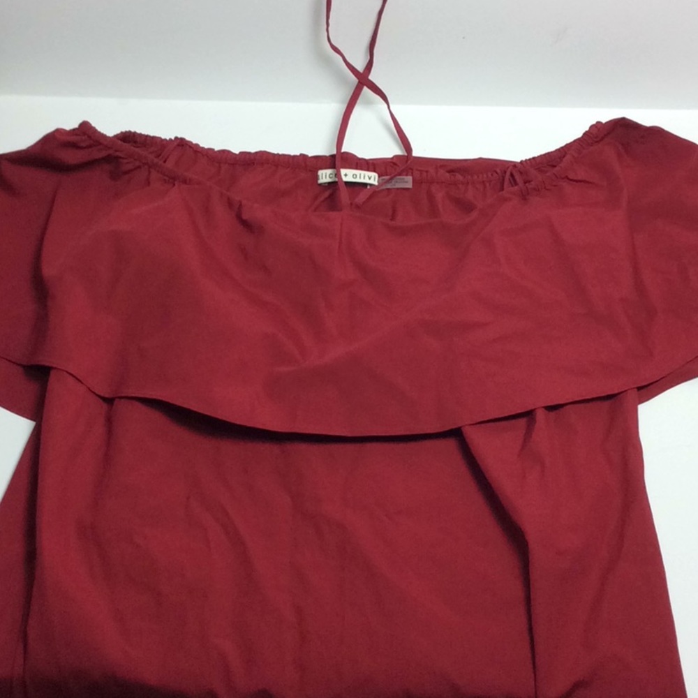 New Alice and Olivia Jada Cape Dress Size Large - Picture 3 of 5